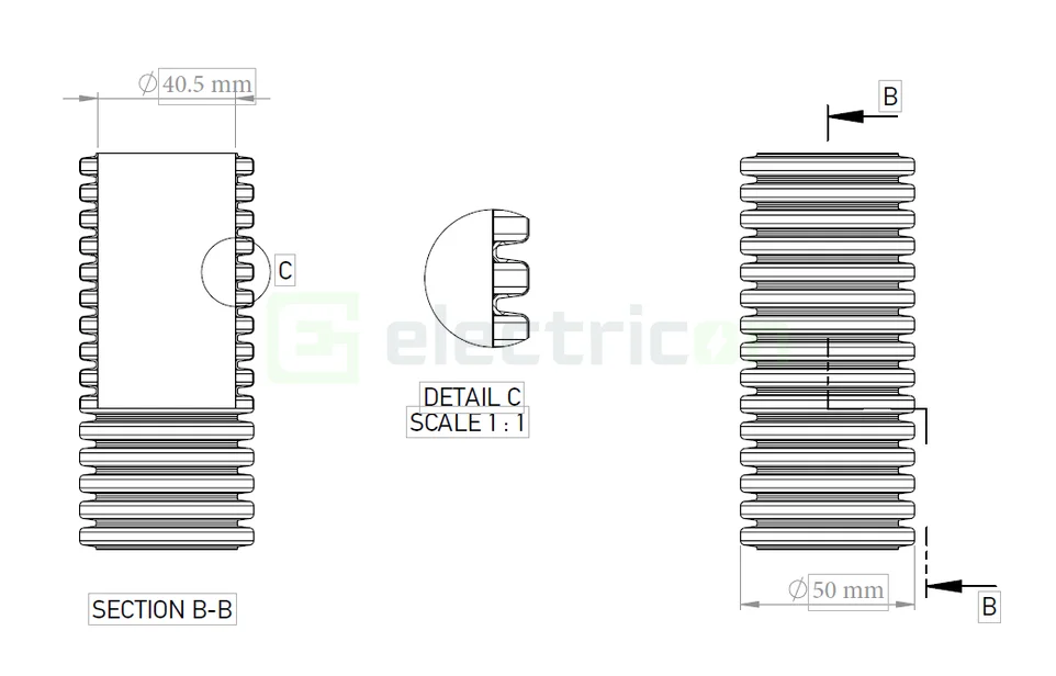 Copex tub flexibil cu sondă Kouvidis GEOSUB ISR 50mm 450N rola 50m 2047050 [1]
