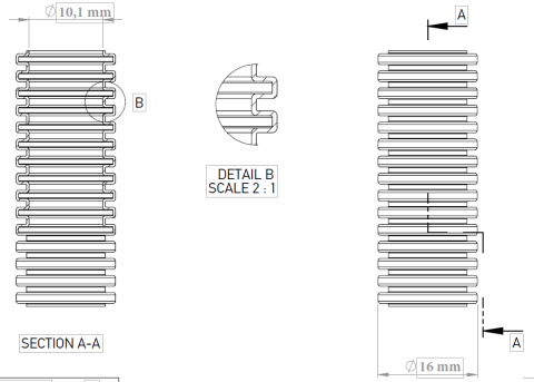 Copex tub flexibil Kouvidis Conflex ISR 16mm 1250N UV rezistent 50m 2041016 [1]