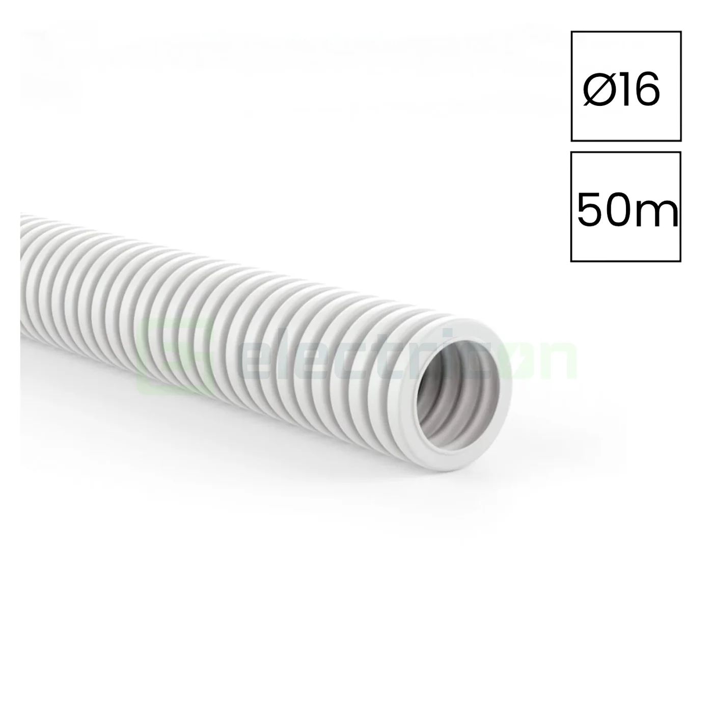 Copex tub flexibil Kouvidis MEDIFLEX AM Ø16mm 750N alb antimicrobian rola 50m 2044116