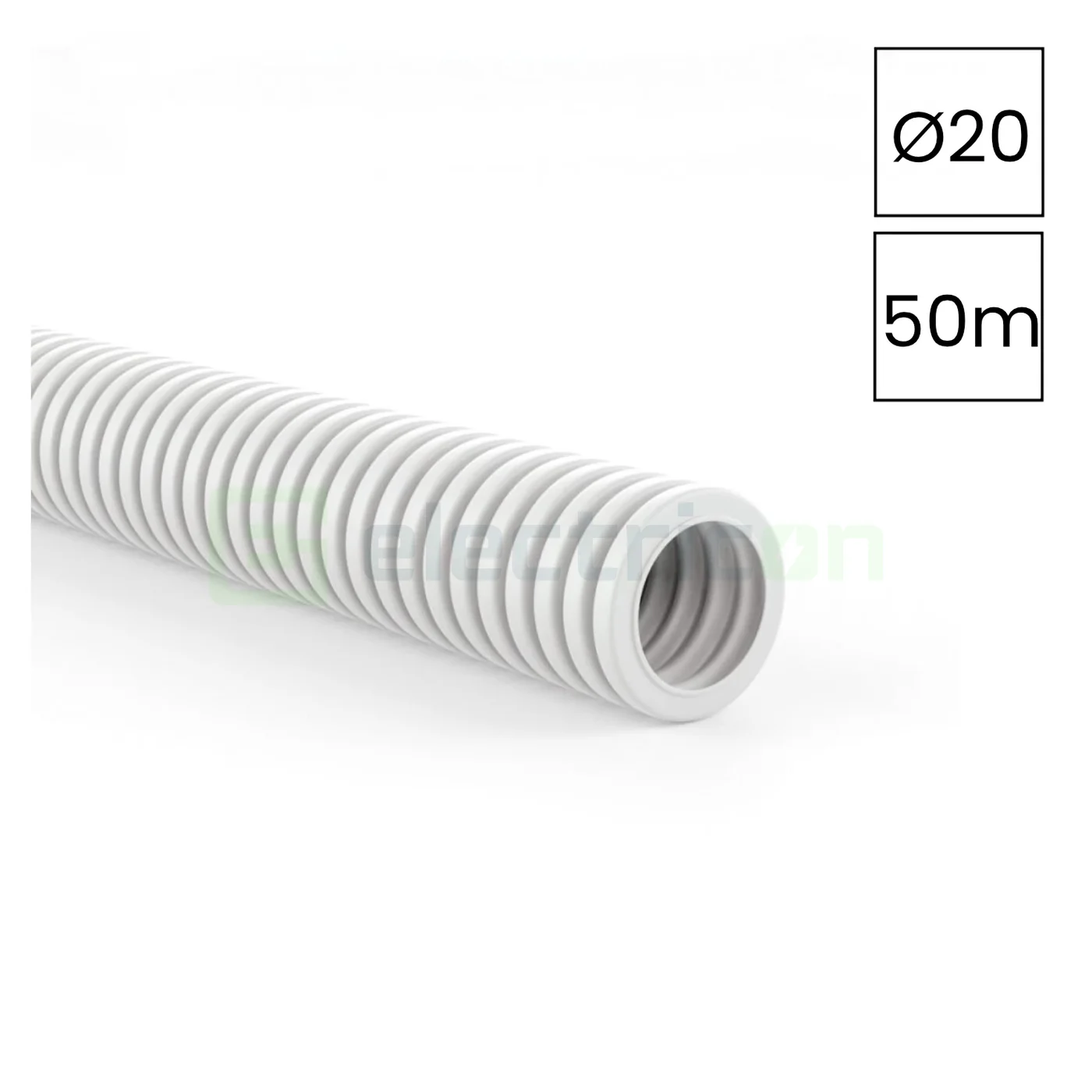 Copex tub flexibil Kouvidis MEDIFLEX AM Ø20mm 750N alb antimicrobian rola 50m 2044120