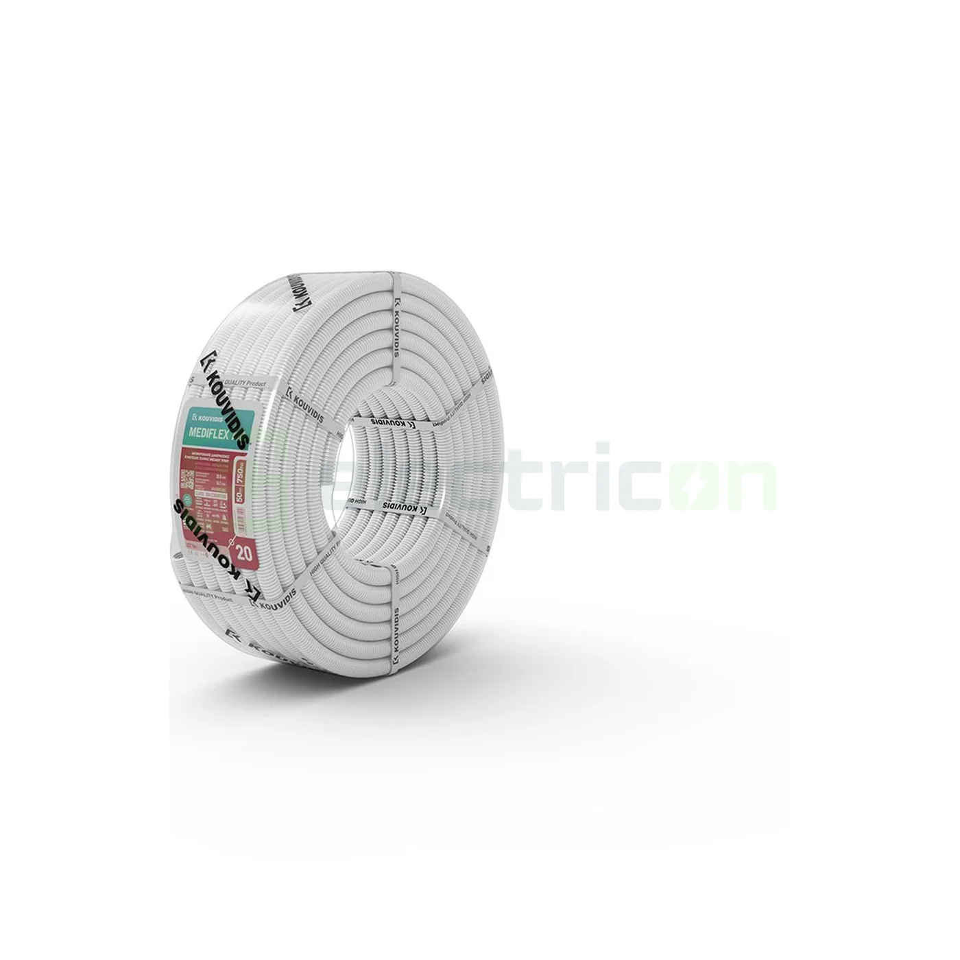 Copex tub flexibil Kouvidis MEDIFLEX AM Ø20mm 750N alb antimicrobian rola 50m 2044120 [2]