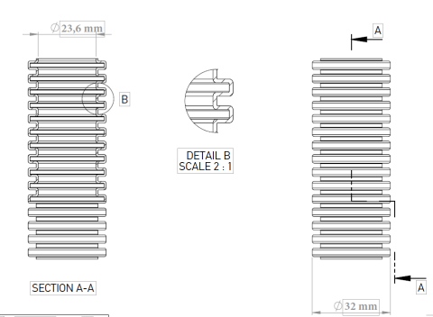 Copex tub flexibil Kouvidis Conflex ISR 32mm 1250N UV rezistent 20m 2041032 [1]