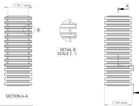 Copex tub flexibil Kouvidis Conflex ISR 40mm 1250N UV rezistent 20m 2041040 [1]