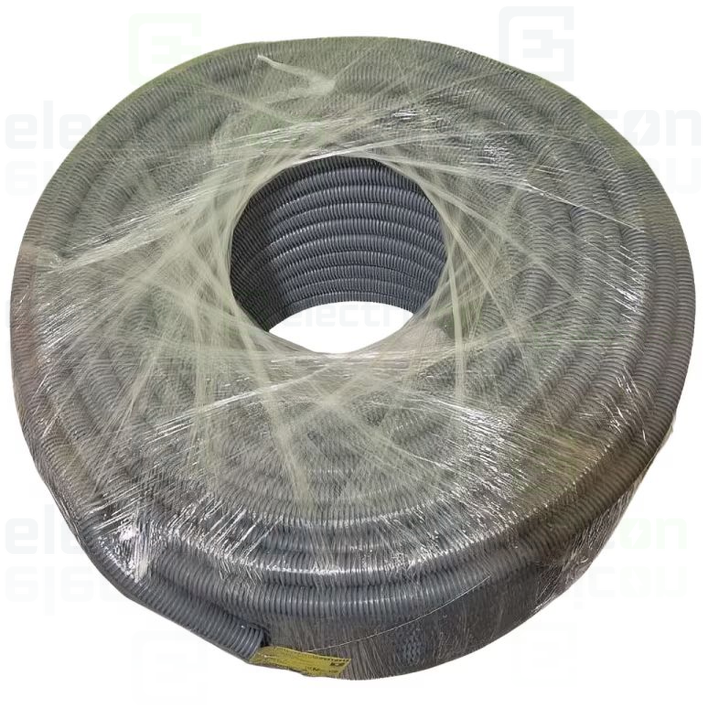 Copex tub flexibil, rola 100m, Ø20mm, ignifug, 750N, adaptat la ciment lichid, cu sonda, gri, ECICTA, Electrocannali , ECICTA20T [2]