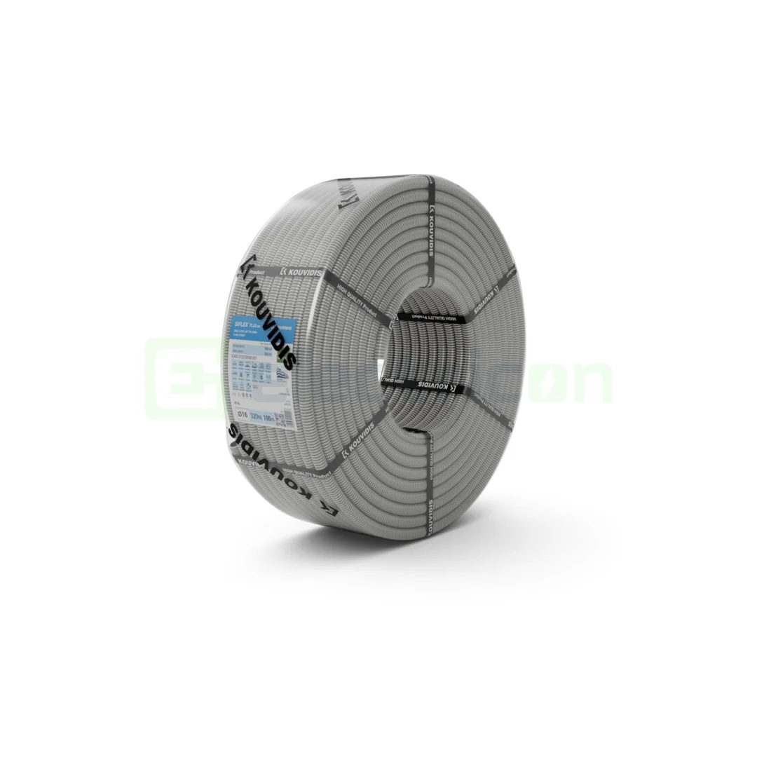 Copex tub protecție flexibil Kouvidis SIFLEX PLUS 16mm 320N gri rola 100m 2065016 [1]