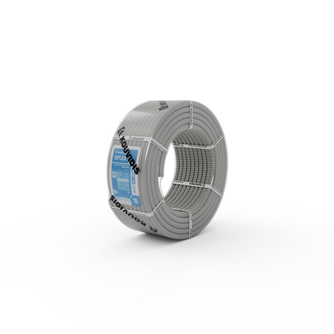 Copex tub protecție flexibil Kouvidis SIFLEX IAS 16mm 320N gri rola 100m 2003916 [1]