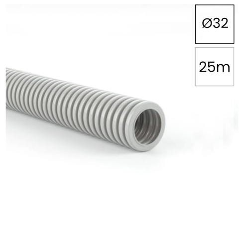 Cabluri, Canal cablu, Copex - Copex tub protecție flexibil Kouvidis Conflex HF IAS 32mm 1250N gri rola 25m 2004032