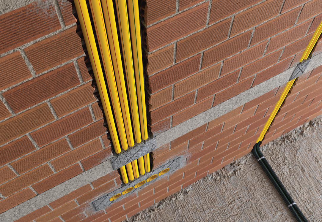 Copex tub protecție flexibil, protectie electromagnetica, pentru cabluri electrice, galben-rosu, rola 100 metri, 16mm, 320N, SUPERFLEX PLUS ISR, Kouvidis, 2053916 [3]