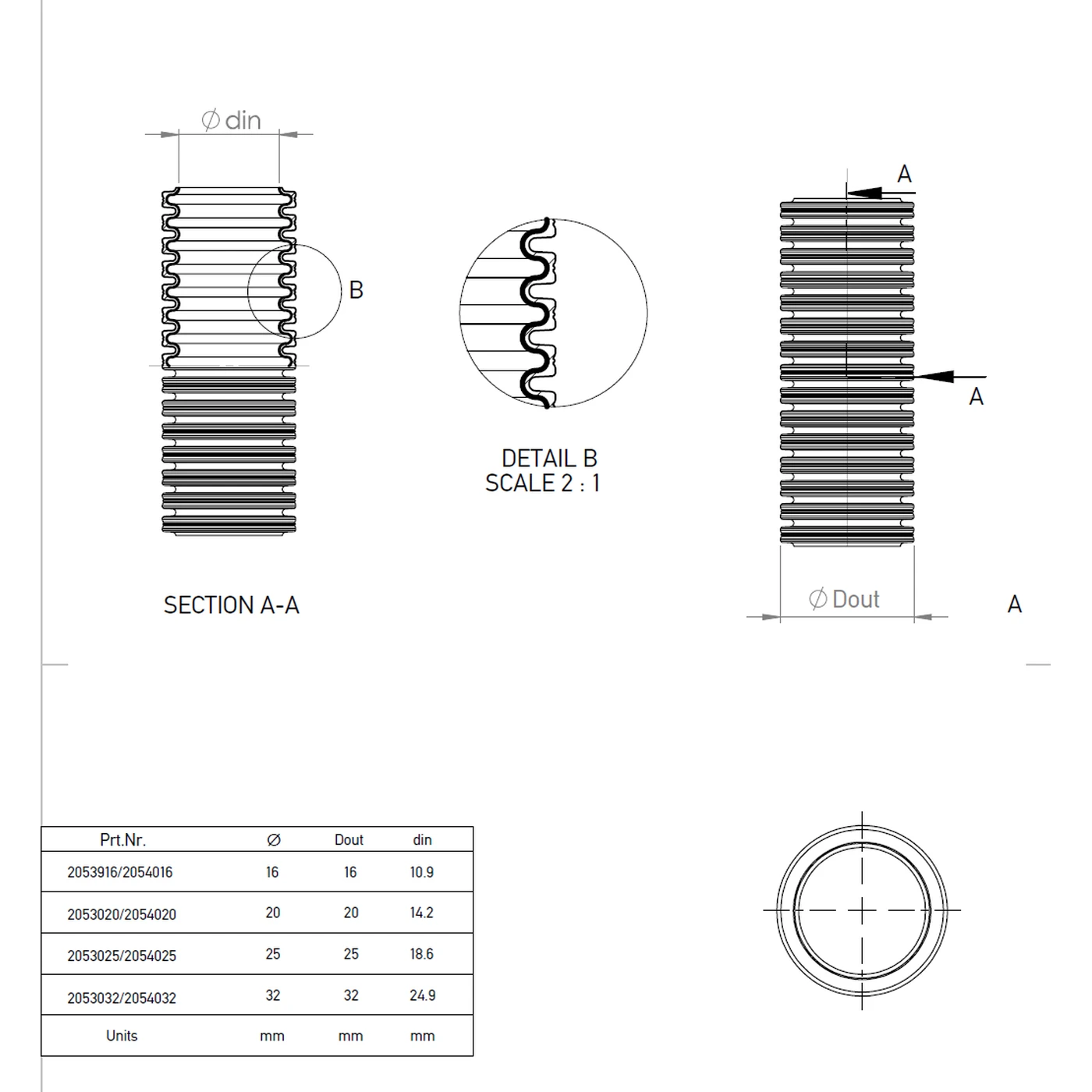Copex tub protecție flexibil, protectie electromagnetica, pentru cabluri electrice, galben-rosu, rola 100 metri, 16mm, 320N, SUPERFLEX PLUS ISR, Kouvidis, 2053916 [4]