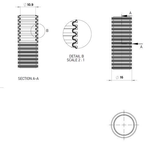 Copex tub protecție EMC Kouvidis SUPERFLEX PLUS ISR 16mm 320N galben-rosu electric rola 100m 2053916 [1]