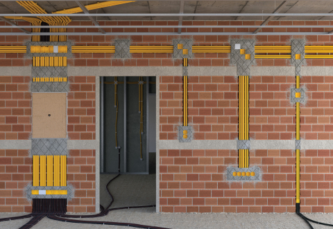 Copex tub protecție EMC Kouvidis SUPERFLEX PLUS ISR 16mm 320N galben-rosu electric rola 100m 2053916 [7]