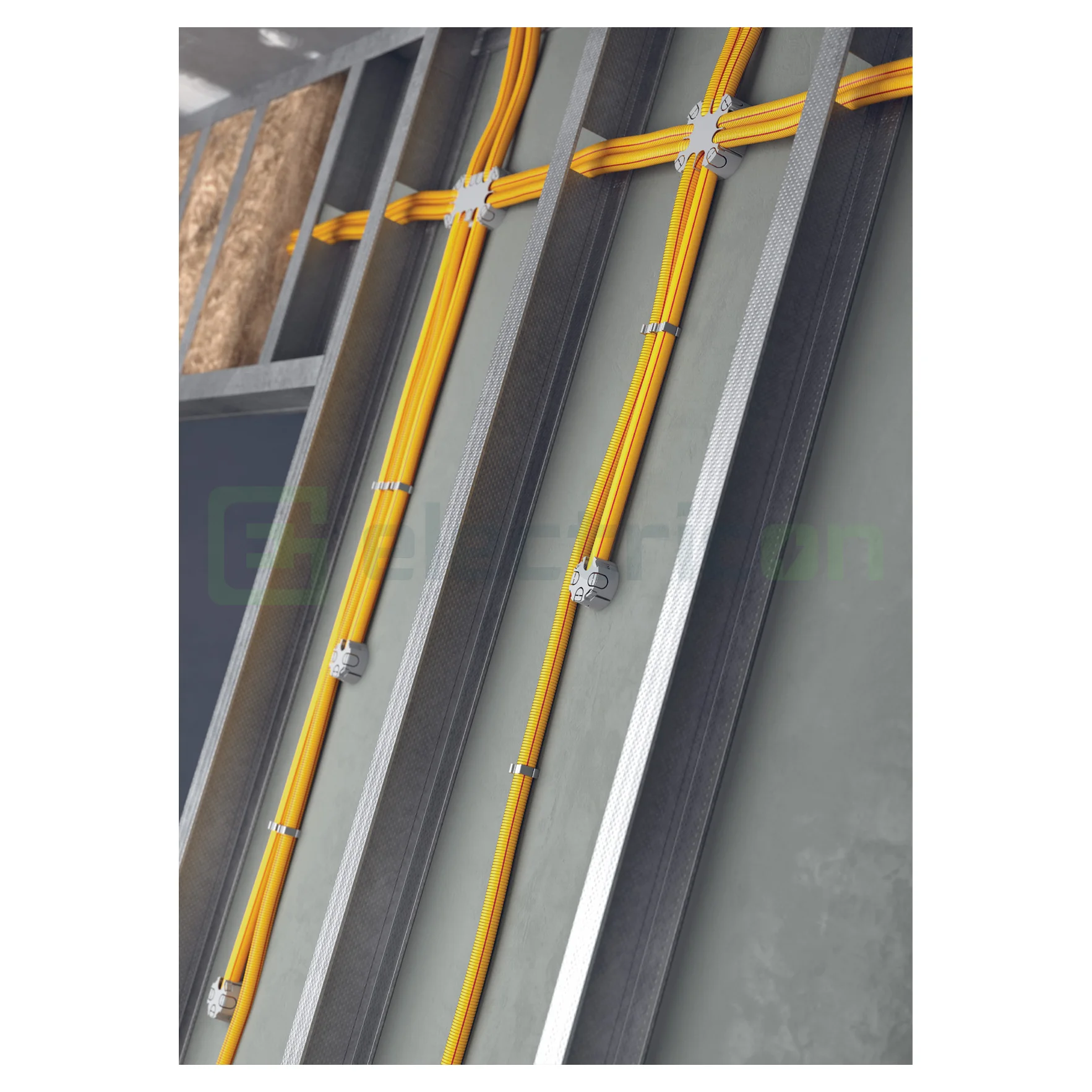 Copex tub protecție EMC Kouvidis SUPERFLEX PLUS ISR 20mm 320N galben-rosu electric rola 100m 2053020 [5]