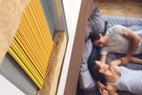 Copex protecție electromagnetică Kouvidis SUPERFLEX PLUS ISR 25mm galben-roșu 50m 2053025 [4]