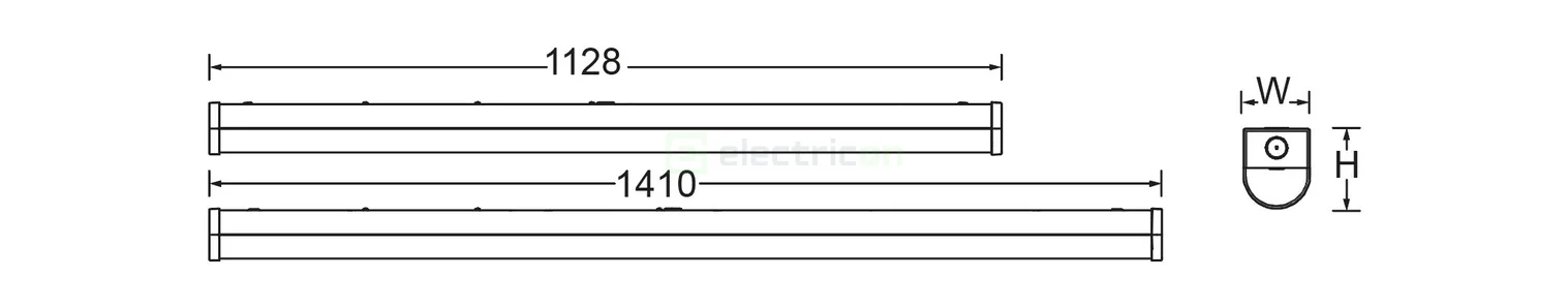 Corp iluminat LED liniar Schrack 48W 1500mm 230V [5]