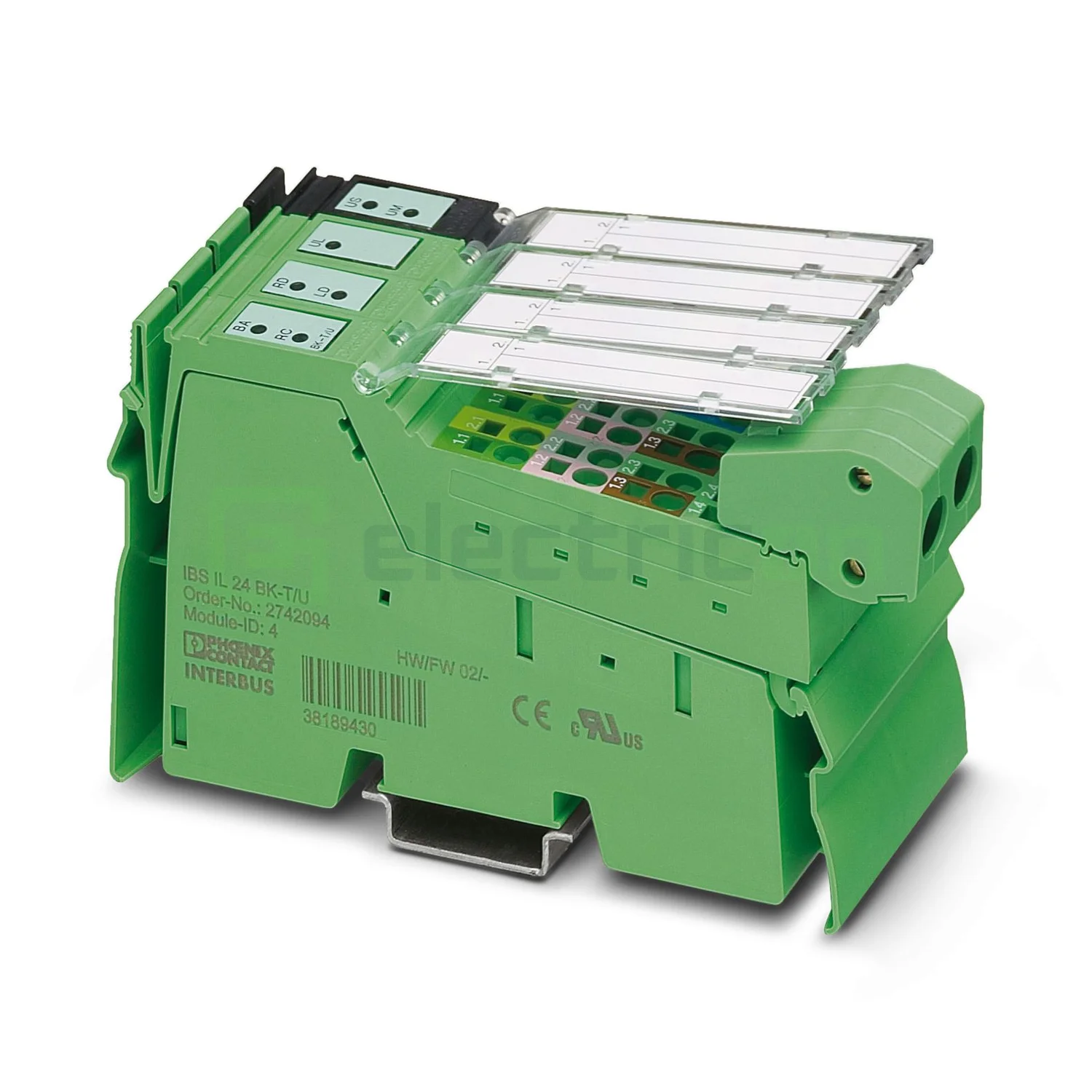 Relee, PLC & soluții de automatizare - Cuplaj magistrală INTERBUS 500kbps IP20 Phoenix Contact 2861580