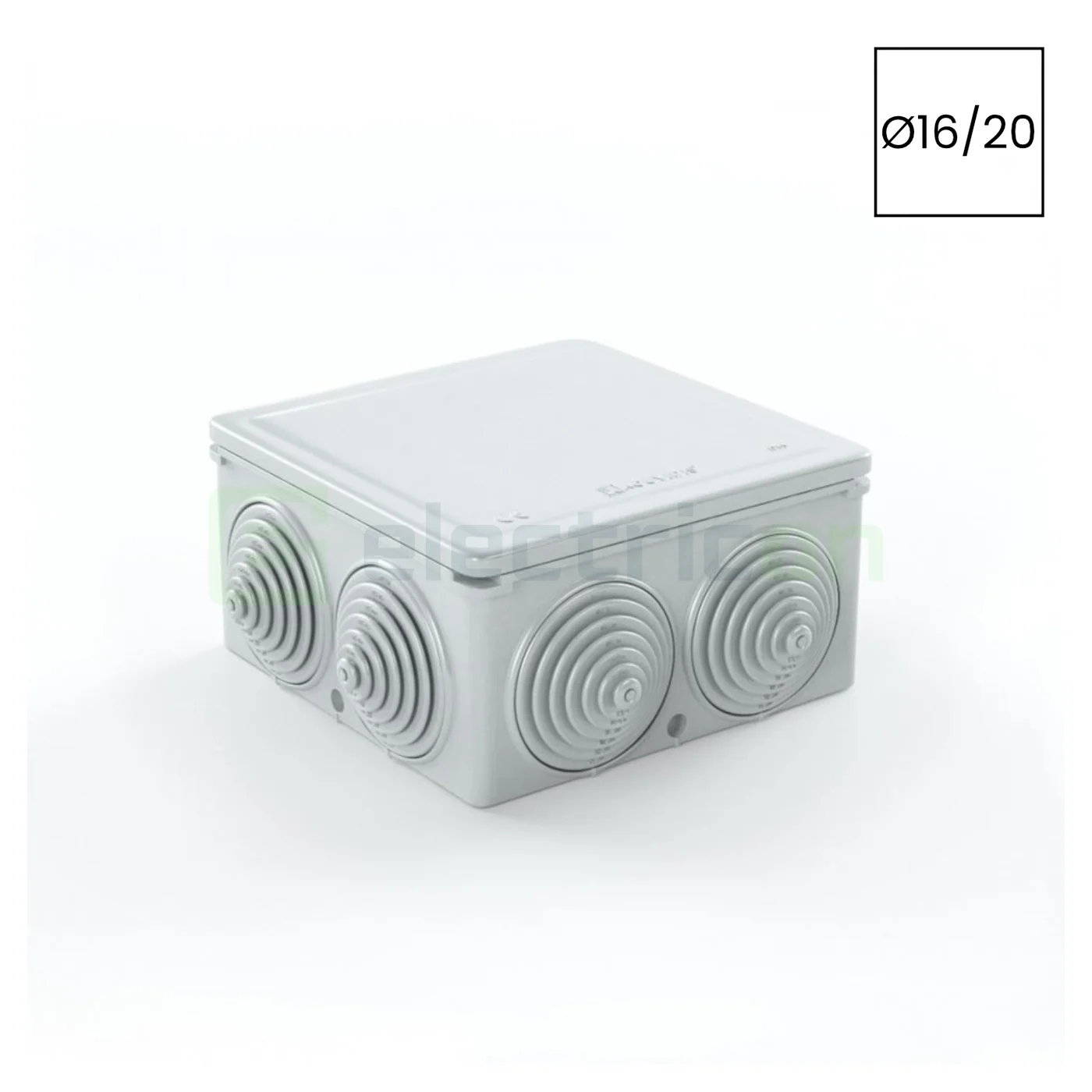 Cabluri, Canal cablu, Copex - Cutie joncțiune etanșă Kouvidis CONDUR ISR Ø16/20 IP55 gri 3018016