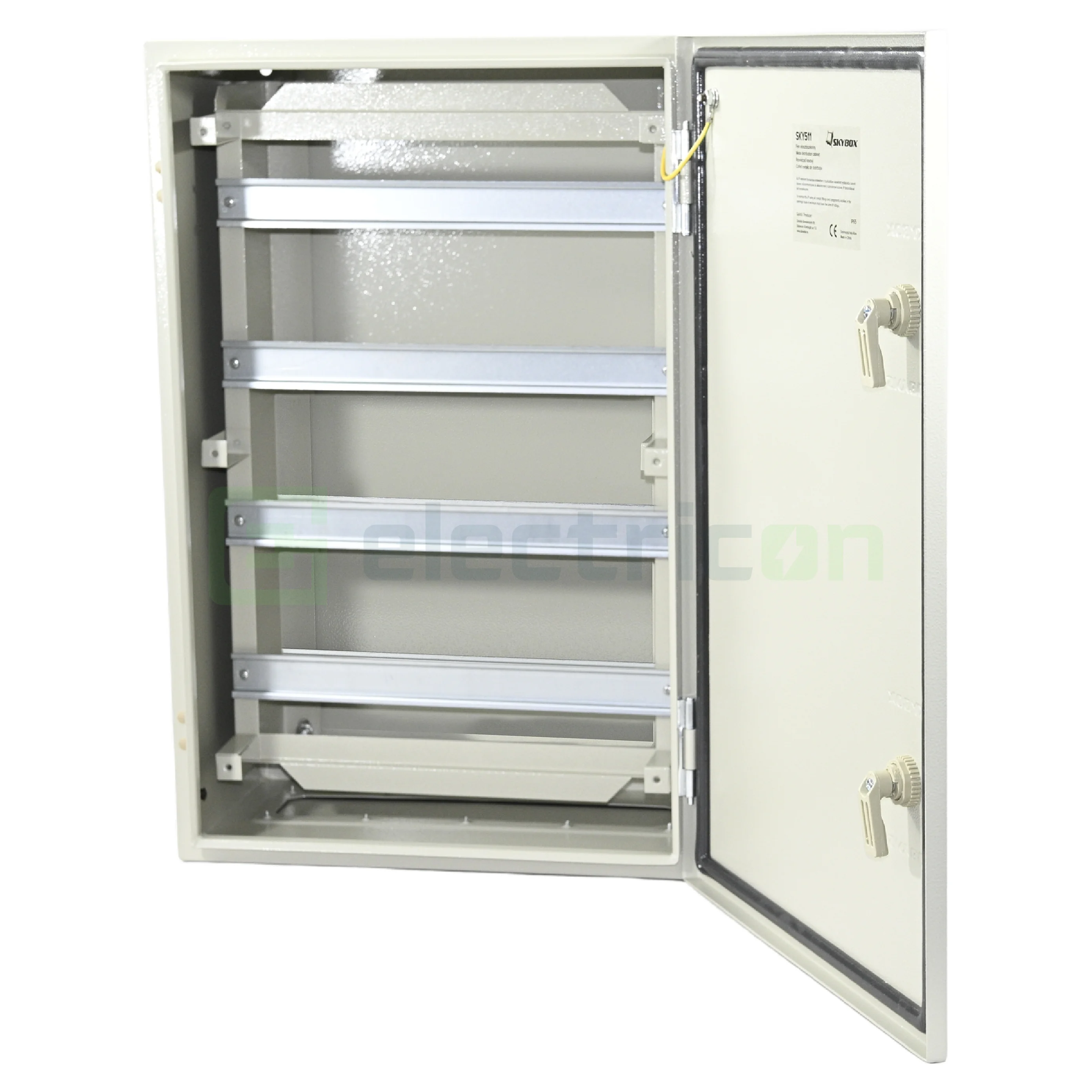 Tablouri de siguranțe electrice - Cutie metalică SKYBOX 64 module IP65 cu ușă