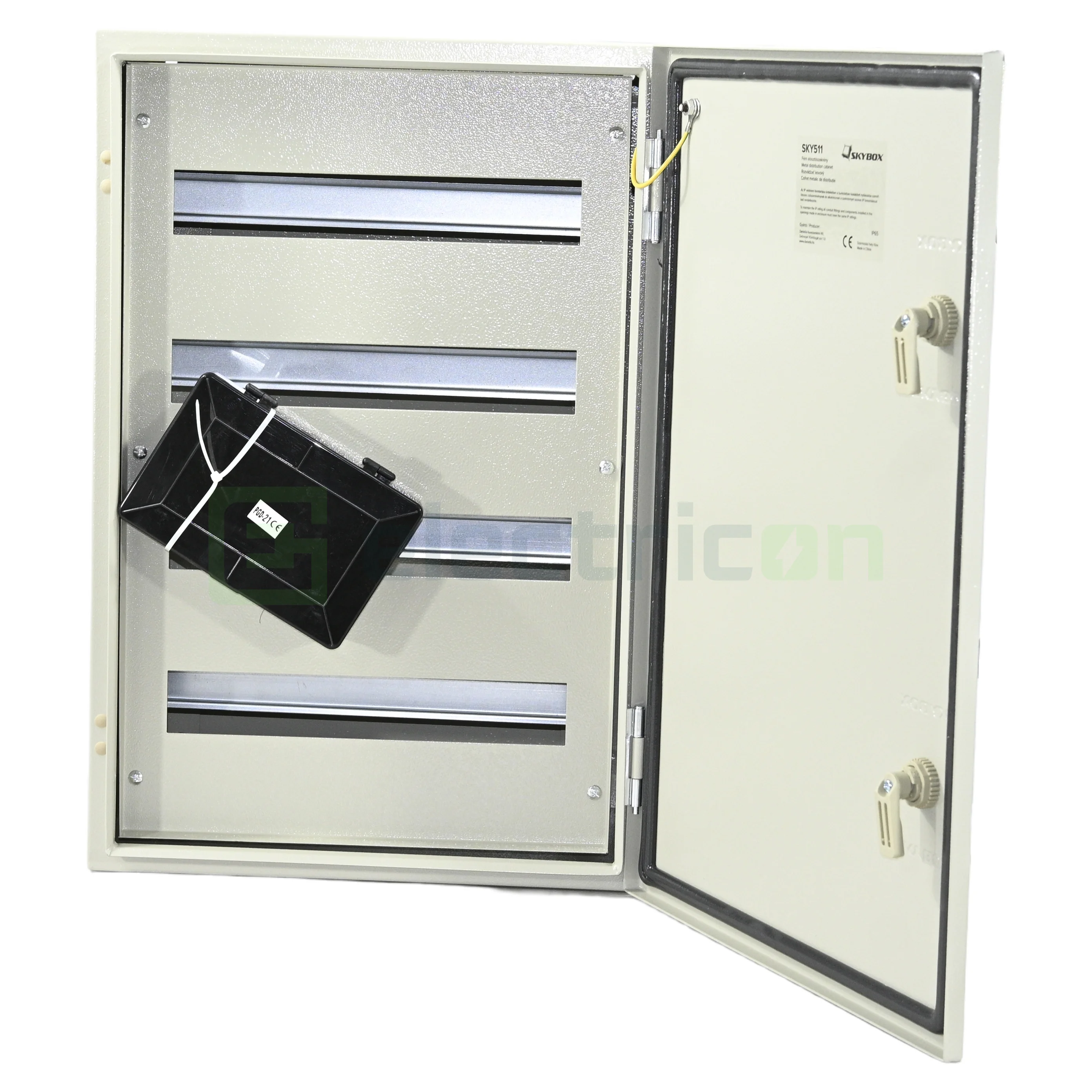 Cutie metalică SKYBOX 64 module IP65 cu ușă [1]