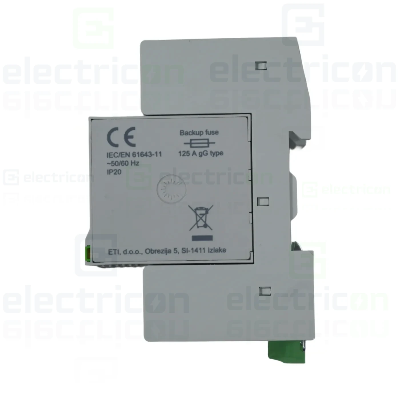 Descarcator la supratensiune, 1+1, debrosabil cu semnalizare, tip T2, 255V, ETITEC V T2 255/20 1+1 RC, ETI, 002442960 [1]