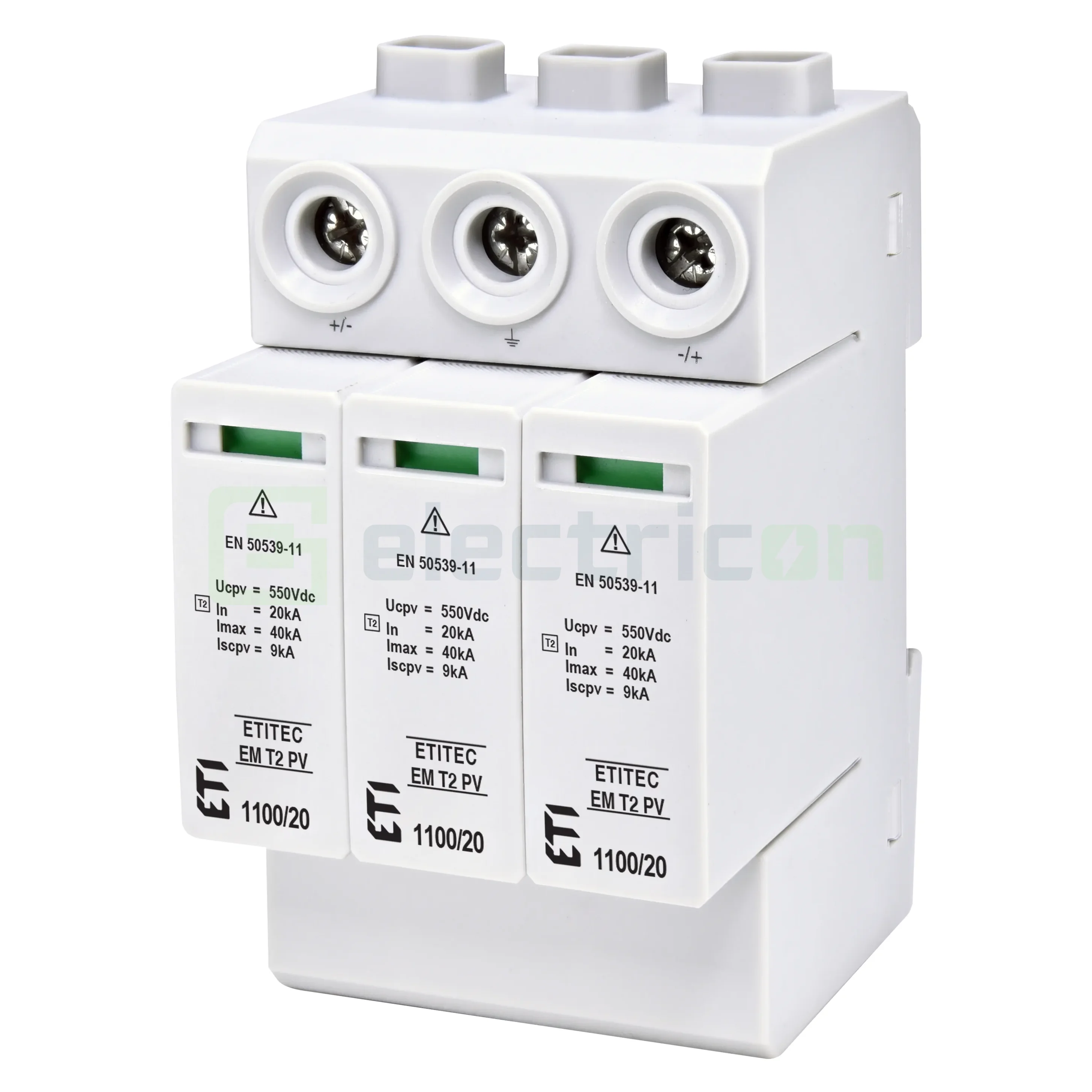 Descărcătoare de supratensiune (SPD) - eti-spd-fotovoltaic-1100v