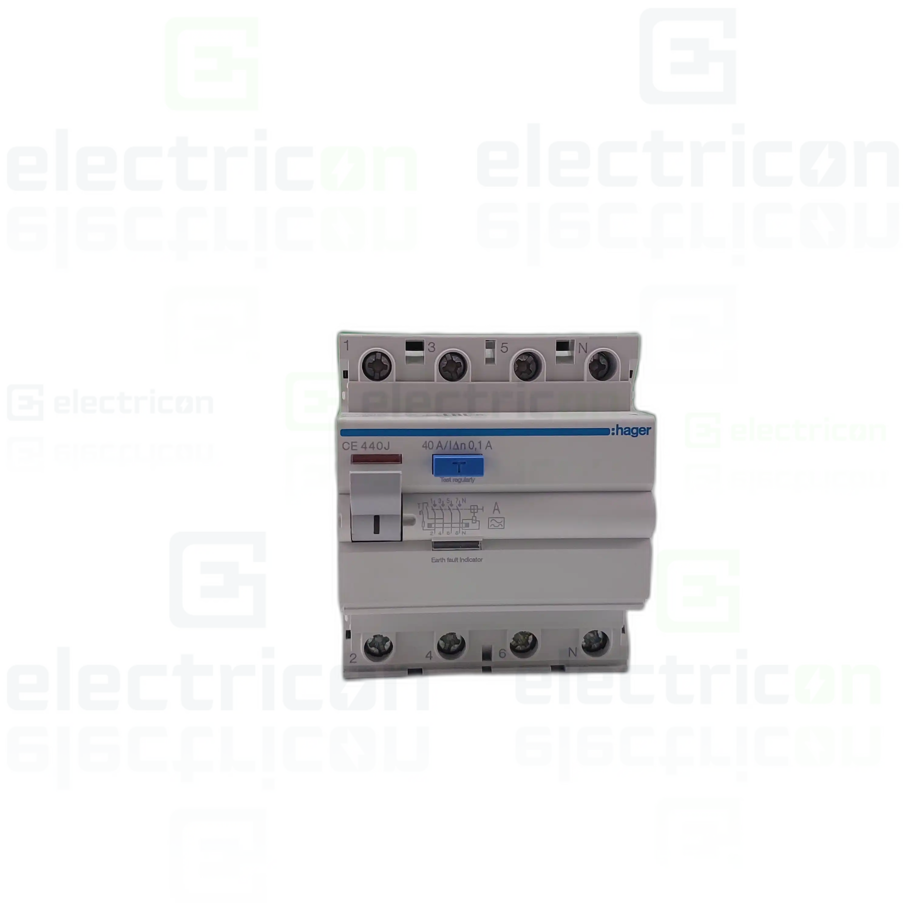 RCCB – întrerupătoare diferențiale - Intreruptor RCCB 40A Hager - CE440J