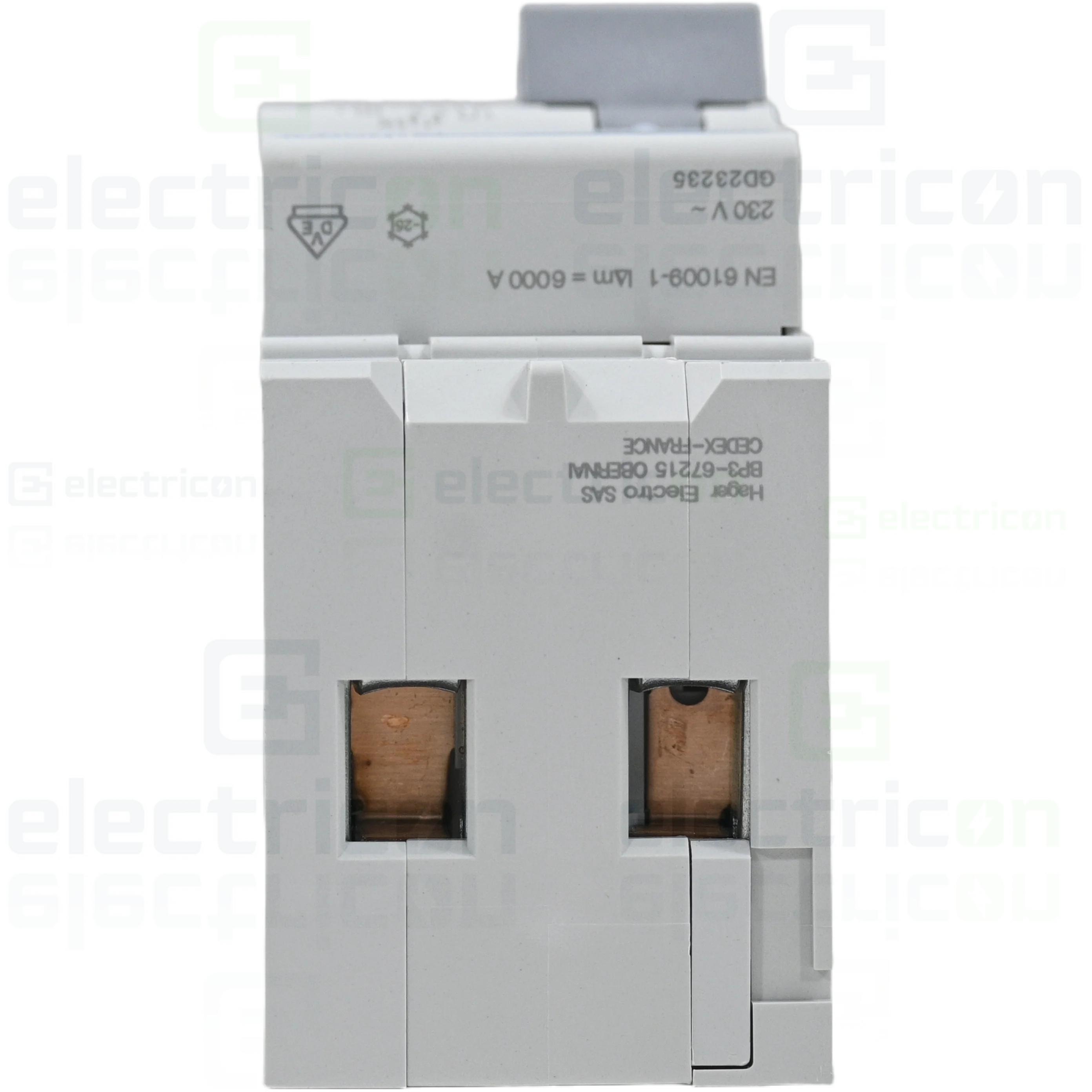 Disjunctor diferențial RCBO B25 30mA tip A 6kA Hager ADS925D [3]