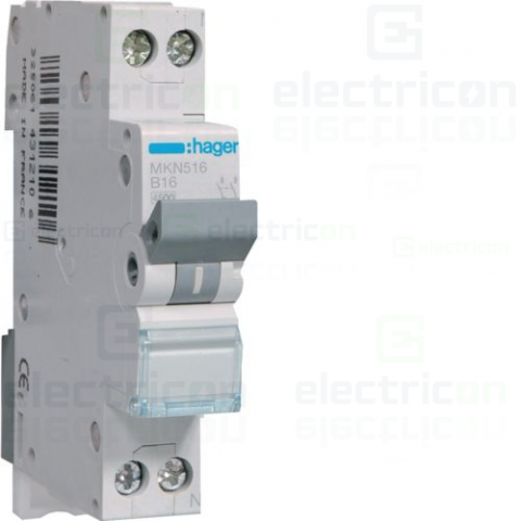 Sigurante automate - Siguranta MCB B16A Hager - MKN516