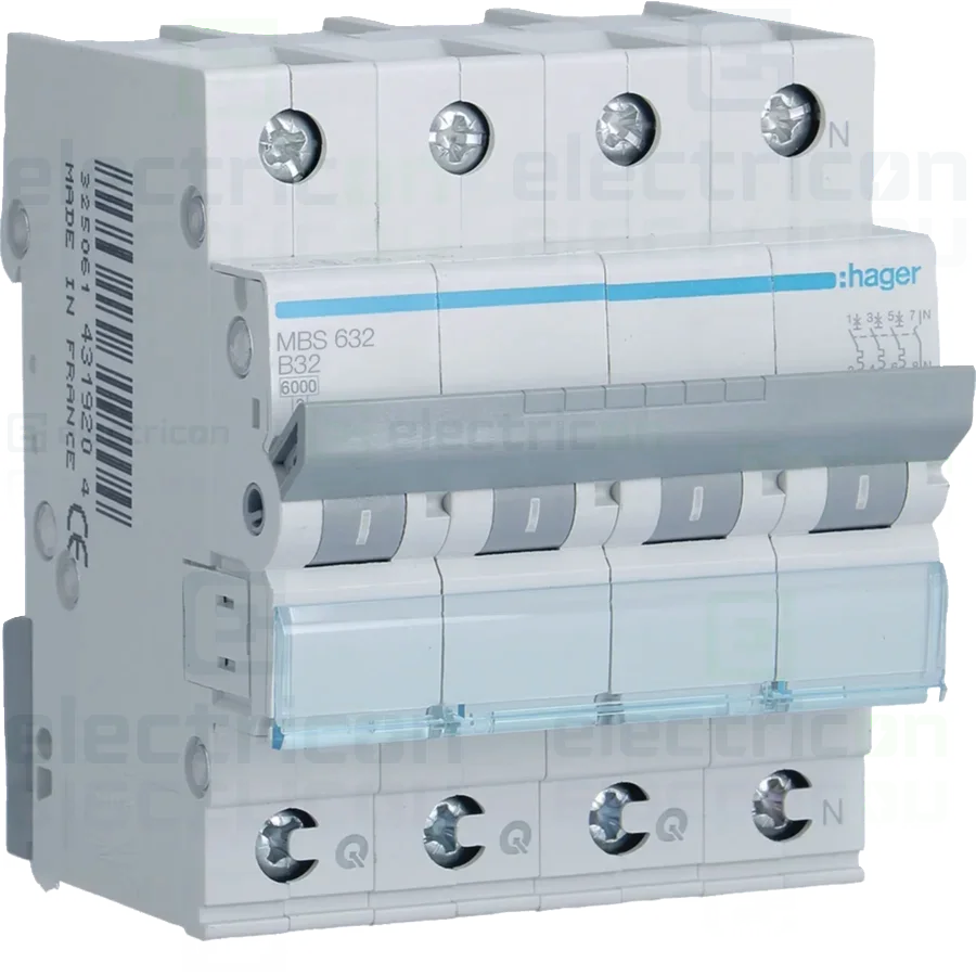Sigurante automate - Disjunctor MCB B32A Hager - MBS632