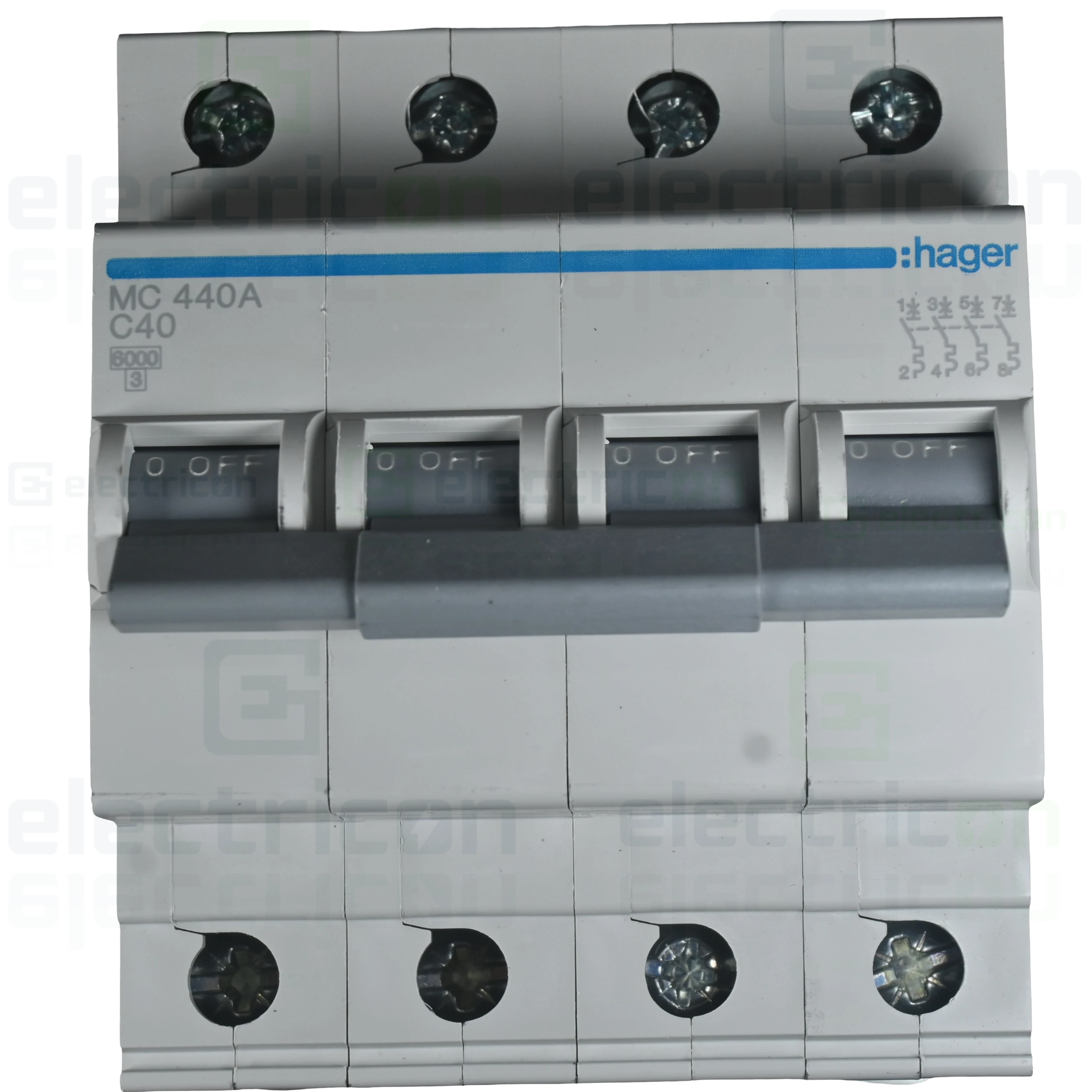 Sigurante automate/electrice - Disjunctor MCB C440A Hager - MC440A