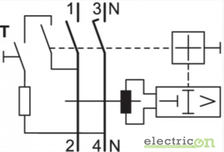 Disjunctor diferential 40A/30mA Hager - CDA240D [1]