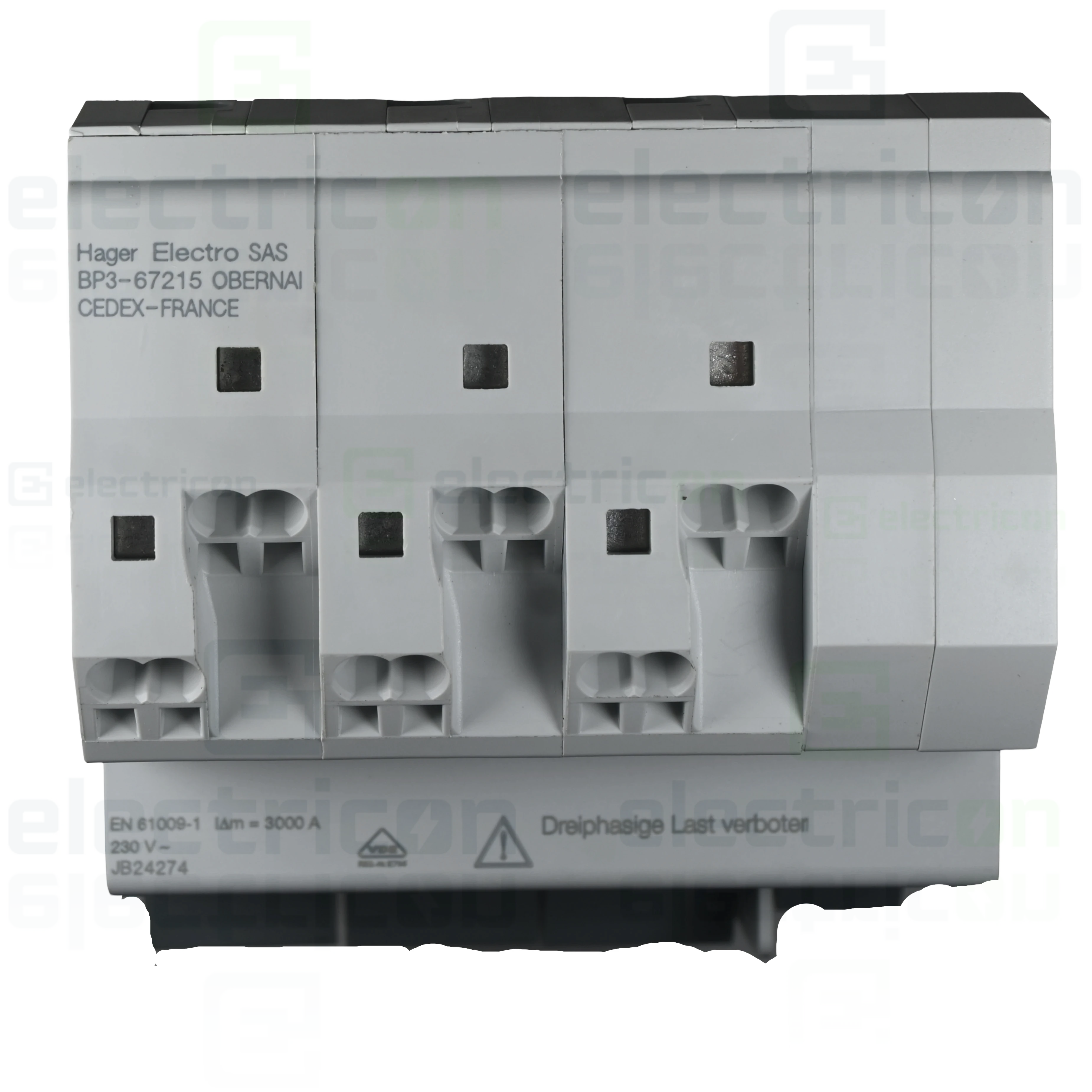 Disjunctor diferential 13A/30mA Hager - ADZ363D [1]