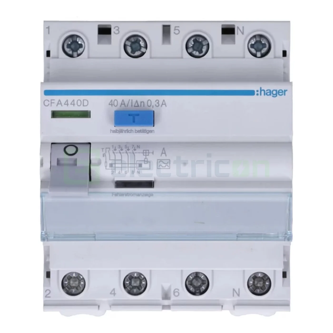 Intreruptor RCCB 40A/300mA Hager - CFA440D [1]