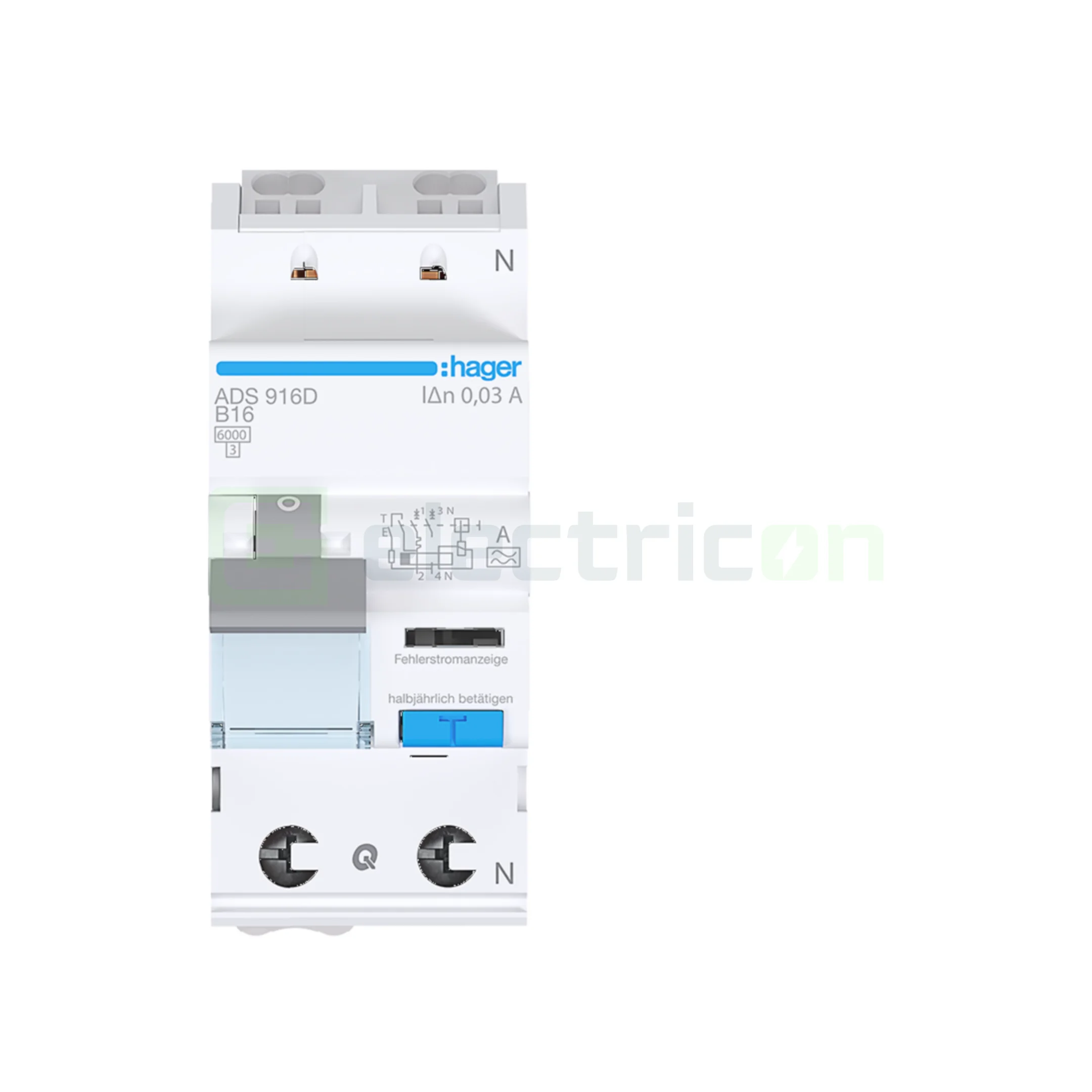 Siguranta RCBO 16A/30mA Schrack - ADS916D