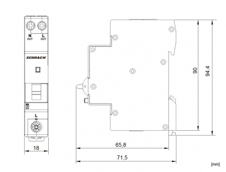 Siguranta RCBO 6A/30mA Schrack - AI618506 [2]