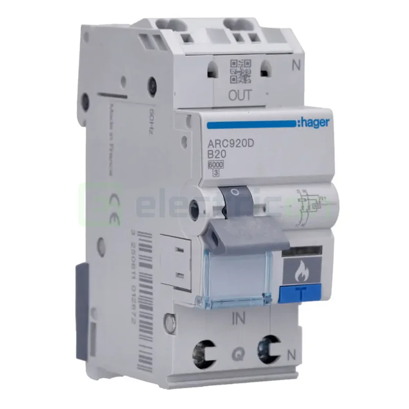 AFDD – detectoare arc electric - Diferential 20A Hager - ARC920D