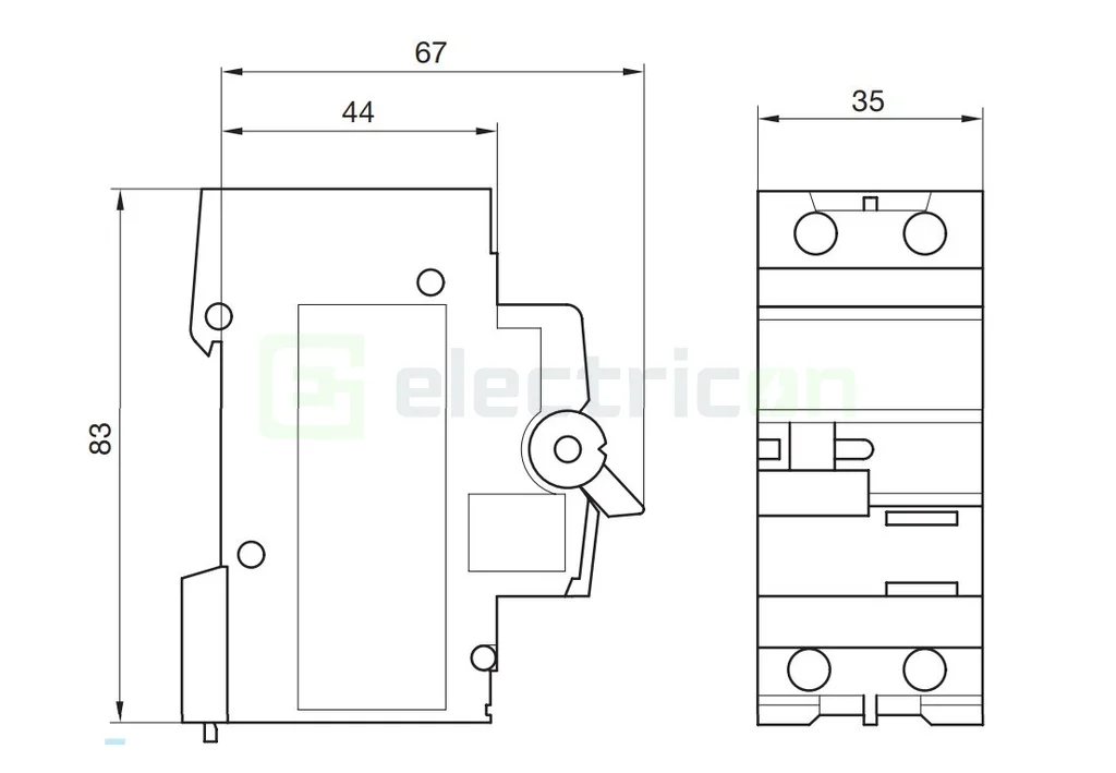 Diferential 16A/30mA Hager - ARC966D [4]