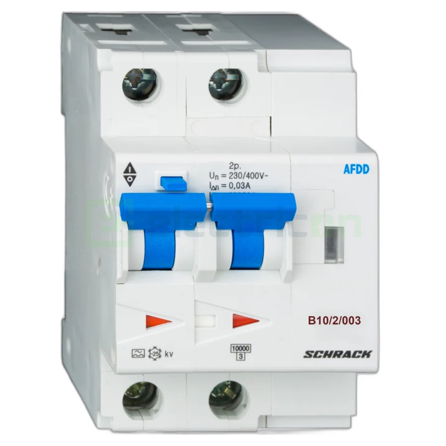AFDD – detectoare arc electric - Diferential 10A/30mA Schrack - BA618210