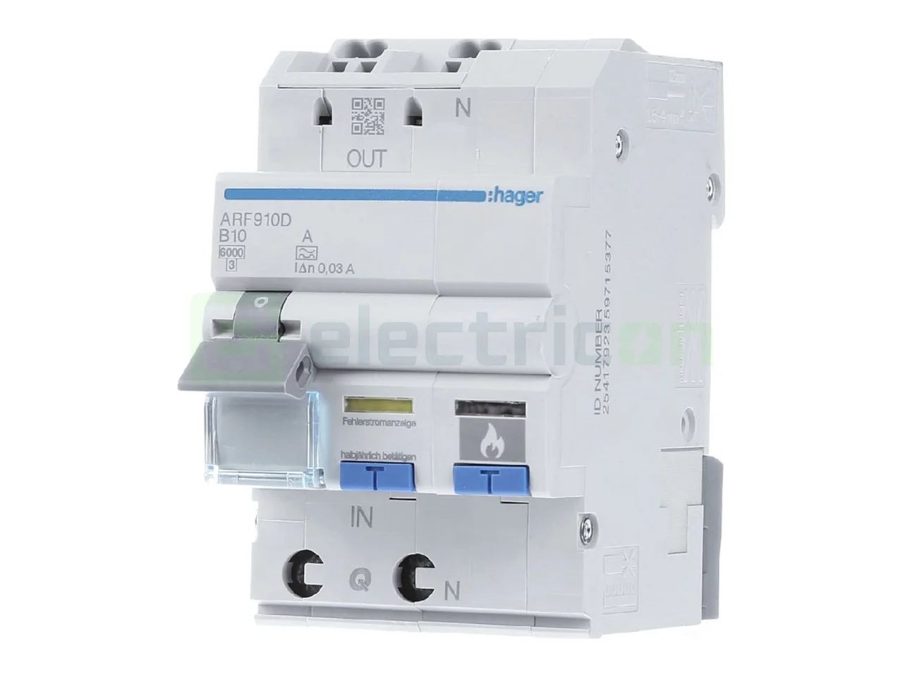 Siguranta RCBO 10A/30mA Hager - ARF910D