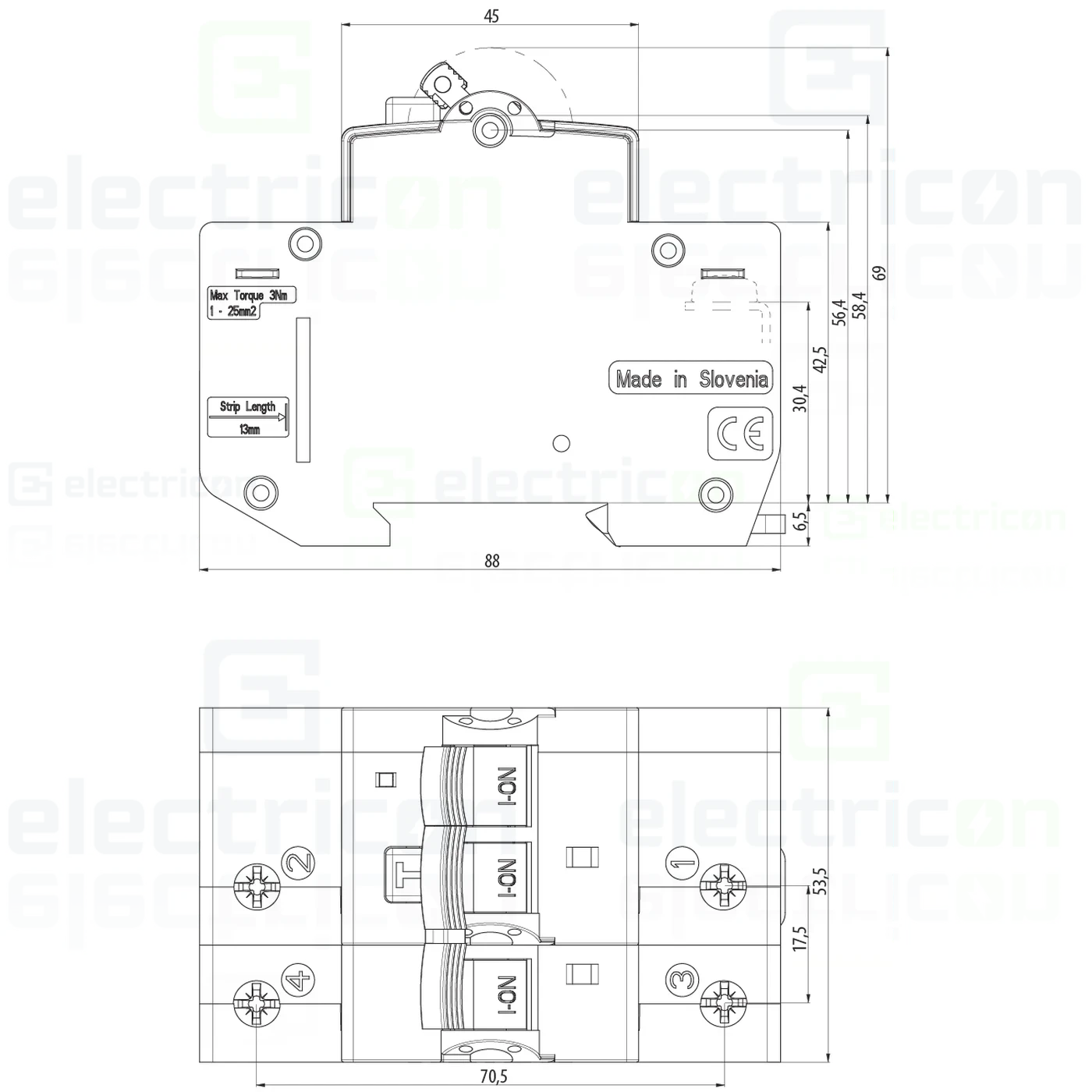 Siguranta RCBO 32A/30mA ETI - 002173817 [1]