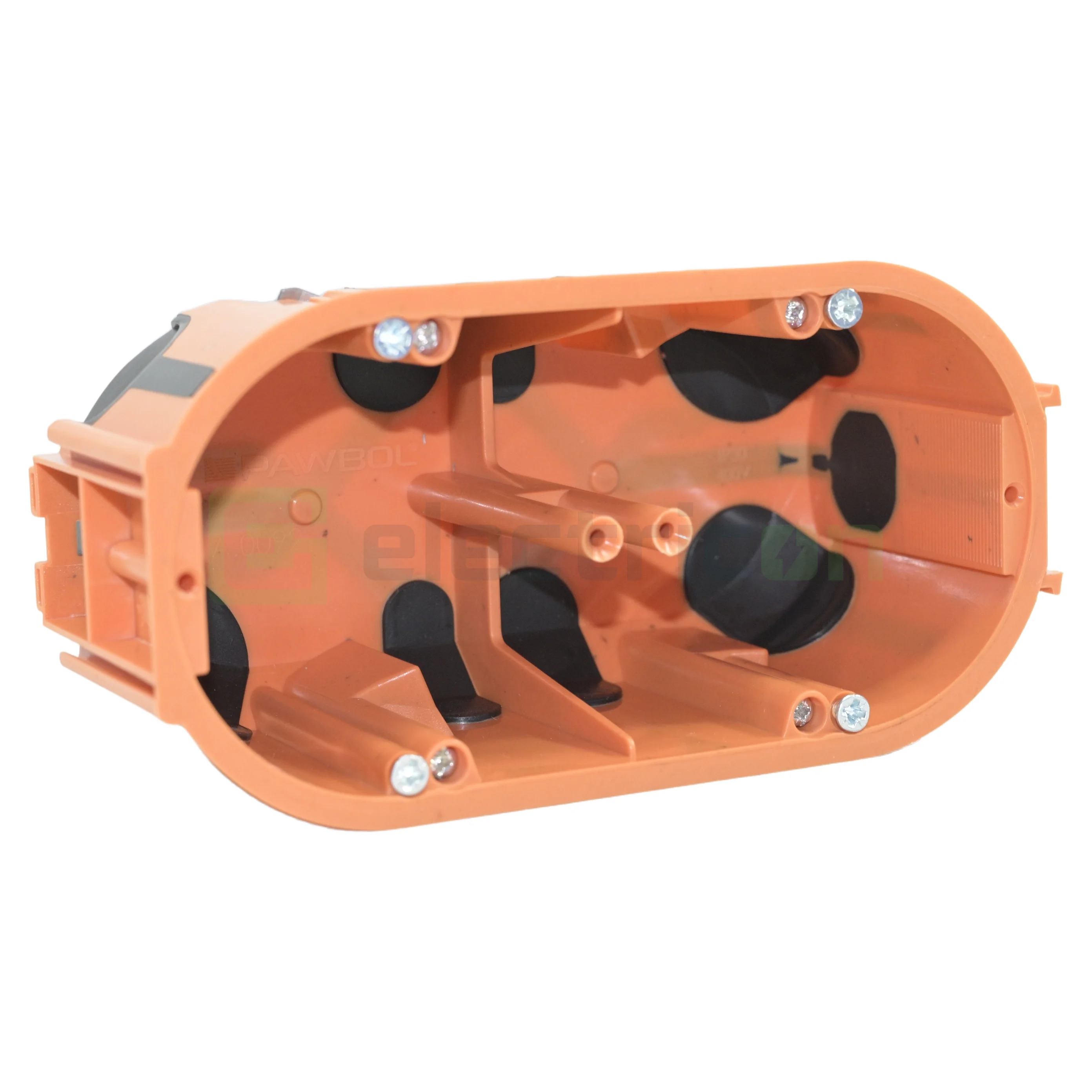 Doze electrice aparataj - Doză aparataj dublă Pawbol A.0092K Ø2x68 adâncime 60mm încastrată