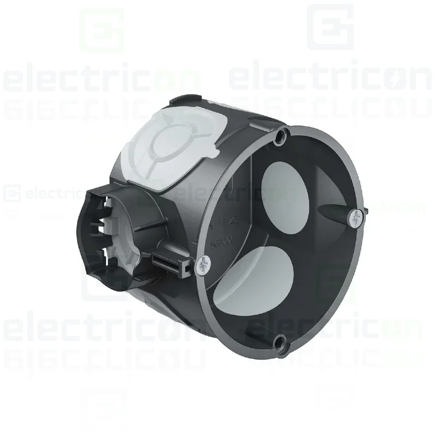 Doze electrice & cutii de joncțiune - Doză aparataj, Ø60 mm, ECON 10, cu șuruburi, Kaiser, 1056-21