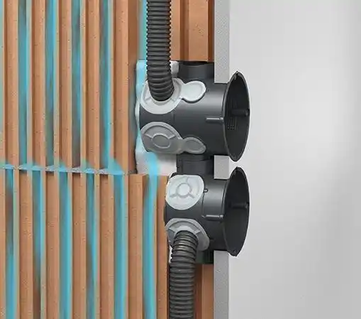 Doză aparataj, Ø60 mm, ECON 15, cu șuruburi, Kaiser, 1556-21 [3]