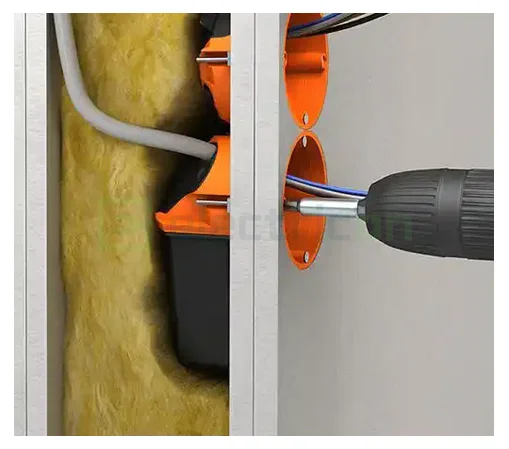 Doză aparataj, pentru electronice, cu buzunar flexibil, O-range Flex, Ø68 mm, Kaiser, 9268-94 [6]