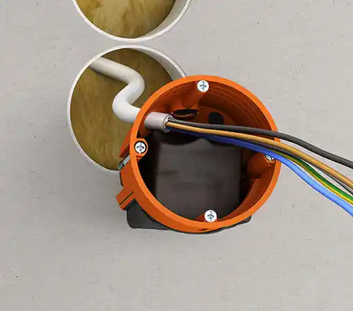 Doză aparataj, pentru electronice, cu buzunar flexibil, O-range Flex, Ø68 mm, Kaiser, 9268-94 [5]