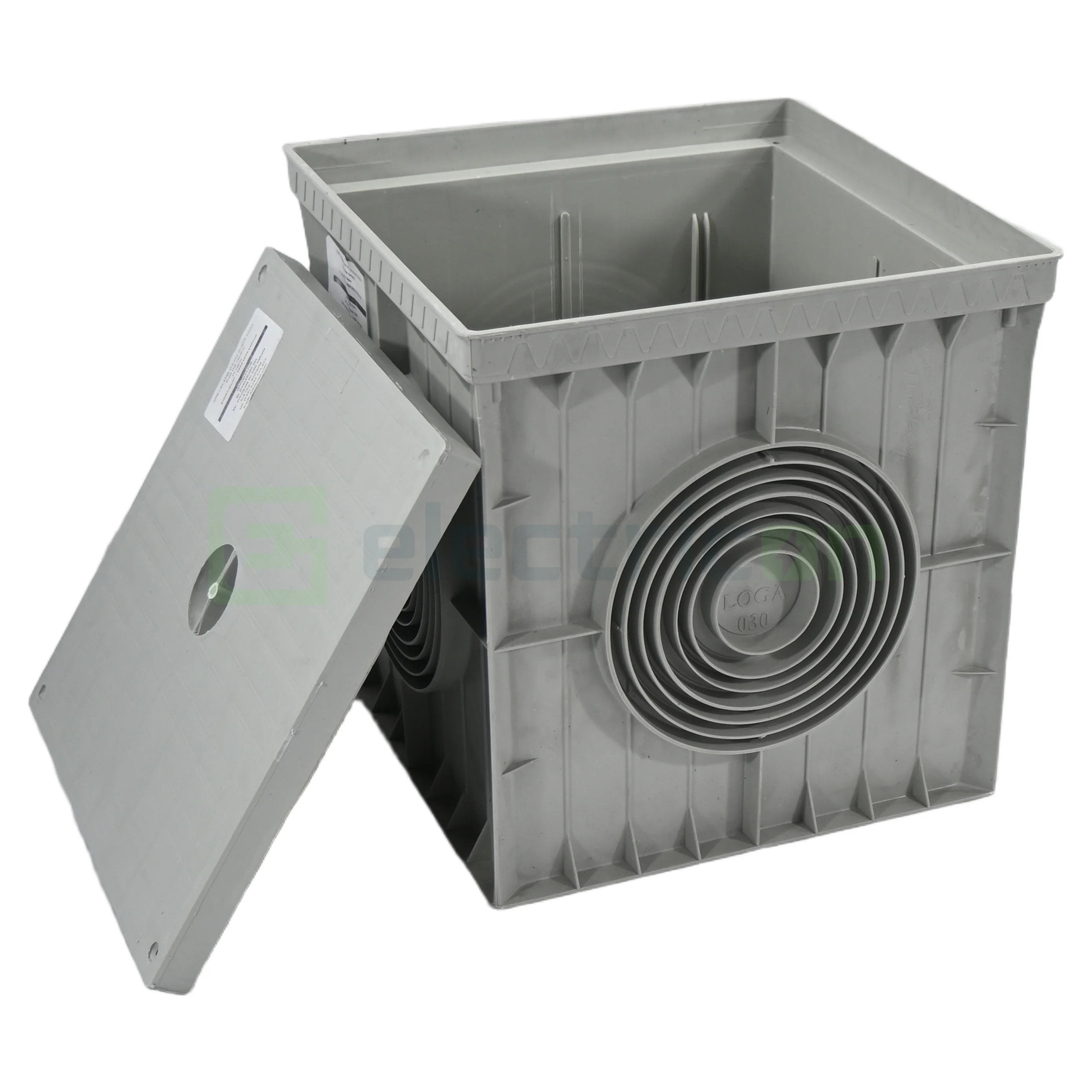 Accesorii tablouri electrice - Doza Camin cu capac, 300x300x300 mm, 4 intrari, IP20,  32-1002