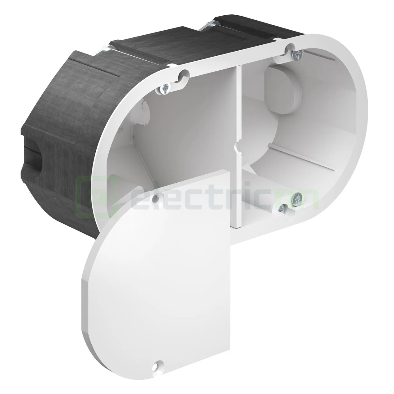 Doze electrice aparataj - Doza dublă HWD 90 Kaiser, Ø2×74 mm, electronice, fără halogeni, 9462-94