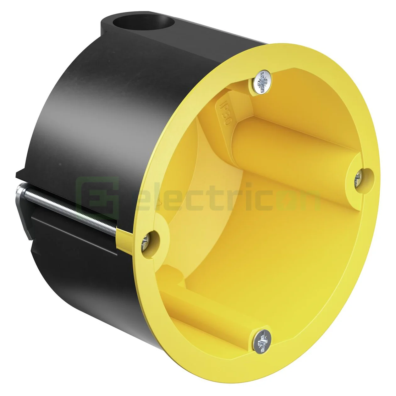 Doze electrice aparataj - Doza protecție radiații Kaiser, Ø74 mm, plumb 3 mm, galben-negru, medical, 9074-01