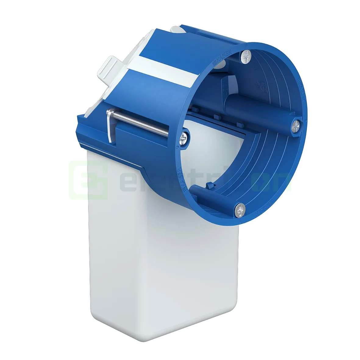 Doze electrice aparataj - Doza fonoabsorbantă buzunar flexibil Kaiser, Ø68 mm, izolare 68 dB, gri-albastru, 9068-94