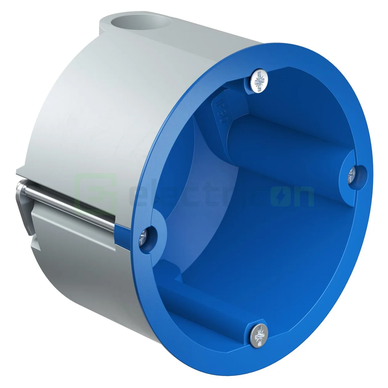 Doza fonoabsorbantă Kaiser, Ø74 mm, izolare 77 dB, gri-albastru, 9069-01