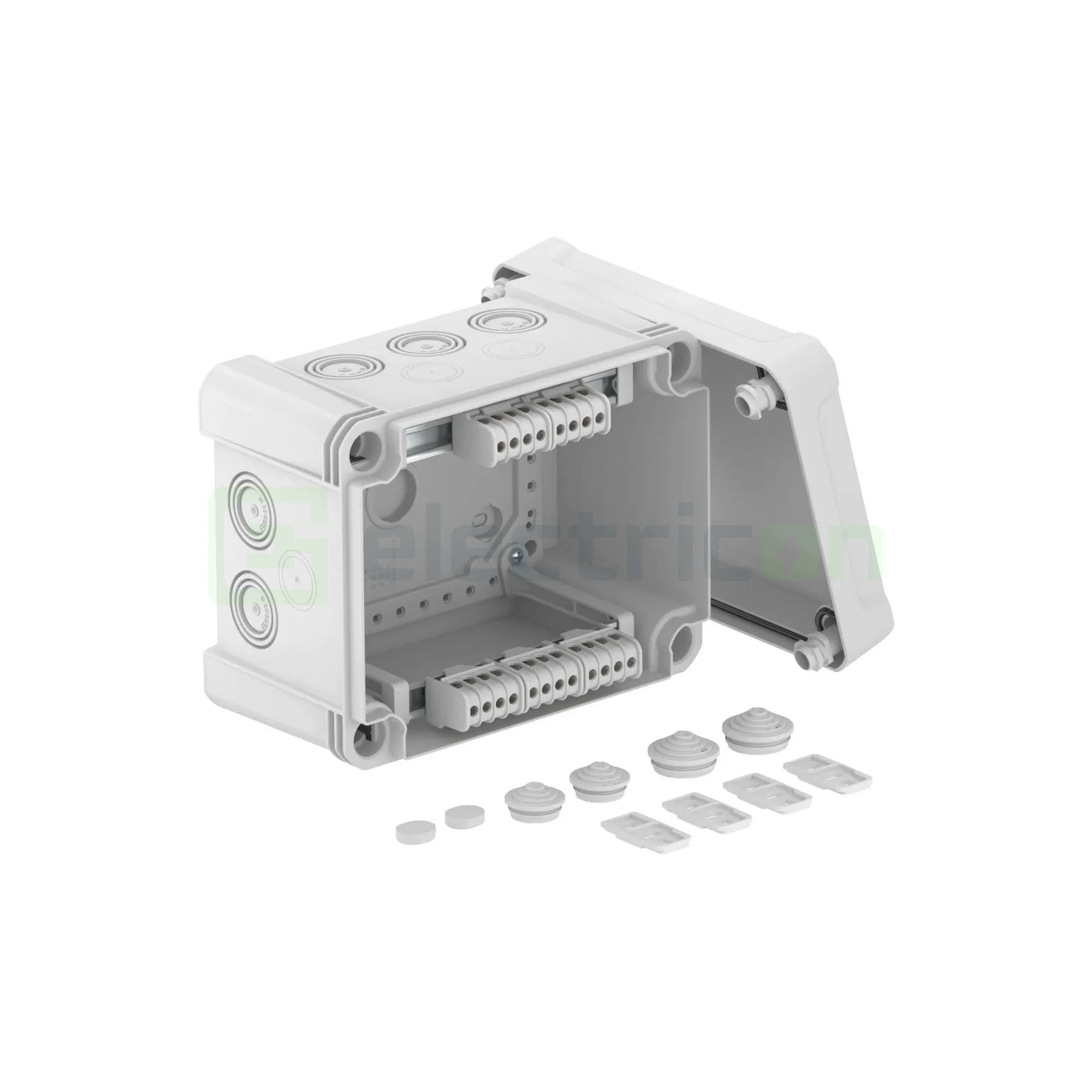 Cutii de jonctiune - Doze de derivație X10 T LGR cu banda de borne 177x137x100, OBO Bettermann, 2005 206, OBO Bettermann, 2005206